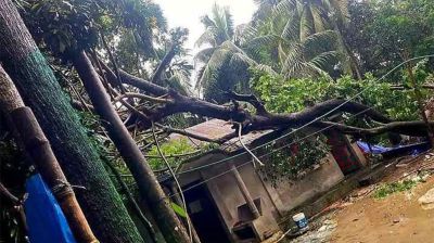 সোনাগাজীতে আকষ্মিক টর্নেডো, লন্ডভন্ড বাড়িঘর