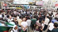 শিক্ষামন্ত্রীর পদত্যাগ দাবিতে সায়েন্স ল্যাবে শিক্ষার্থীদের অবরোধ