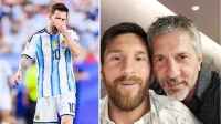 বিশ্বকাপের কান্না শেষে বাবার কাছে মেসি