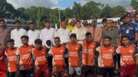 ঝিকরগাছায় ১৬ দলীয় ফুটবল টুর্নামেন্ট উদ্বোধন 