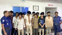 সোনারগাঁওয়ে মিছিলের প্রস্তুতিকালে ছাত্রলীগের ১২কর্মী গ্রেপ্তার