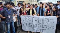 খুলনায় এইচএসসি পরীক্ষার্থীদের সড়ক অবরোধ