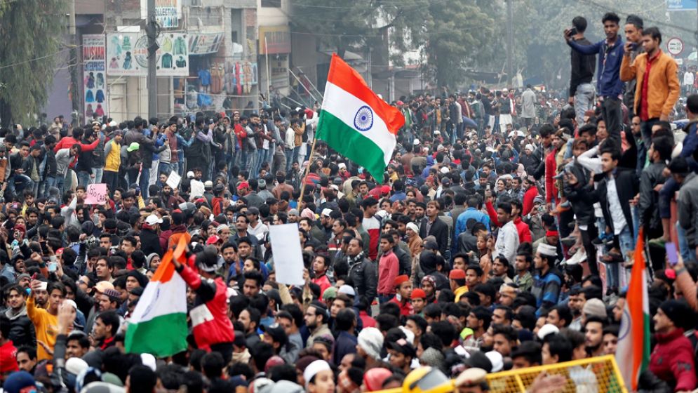 দিল্লিতে ছাত্রদের নজিরবিহীন বিক্ষোভ, উত্তপ্ত সংসদ এলাকা
