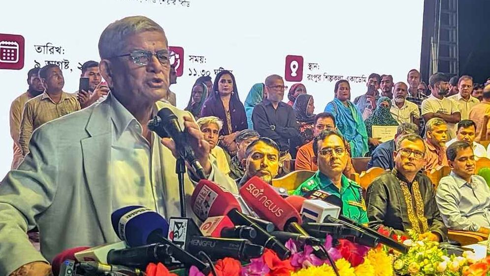 দেশ পুনর্গঠনে কাজ করছে সরকার: মির্জা ফখরুল