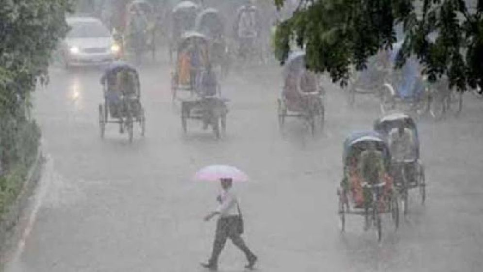রাজধানীতে বজ্রসহ বৃষ্টির পূর্বাভাস