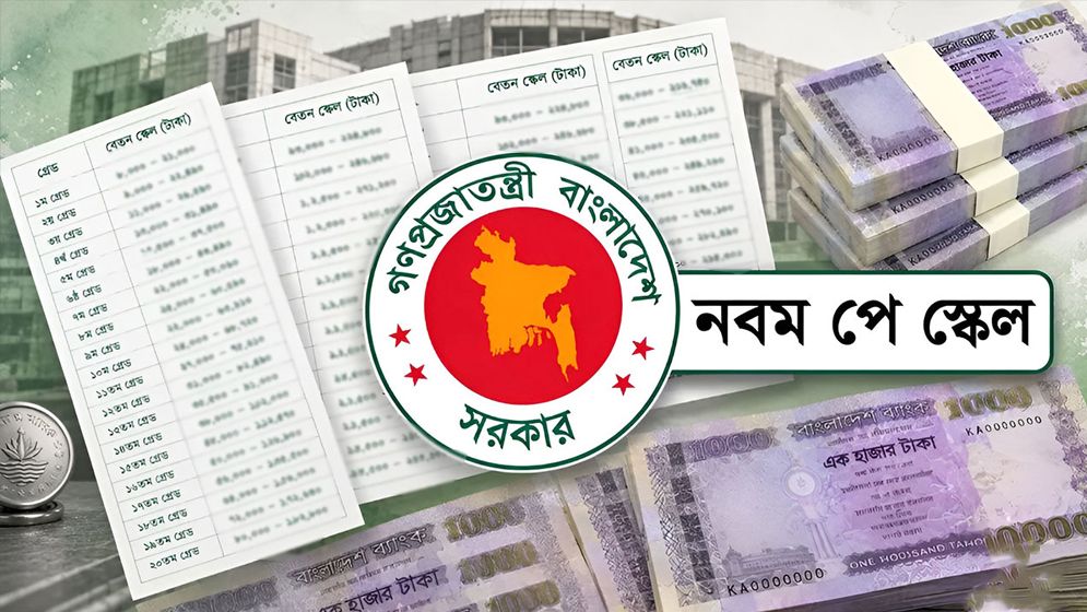 পে-স্কেলের চূড়ান্ত প্রতিবেদনে স্বাক্ষর, দুই ধাপে বাস্তবায়ন