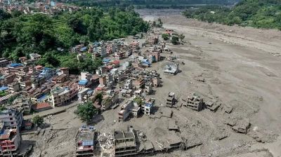 নেপালের পাহাড়ি ঢলের ধাক্কা বিহারে, হাই অ্যালার্ট জারি