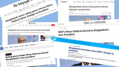 ভারত-পাকিস্তানের গণমাধ্যমে বাংলাদেশের রাষ্ট্রপতি নির্বাচন