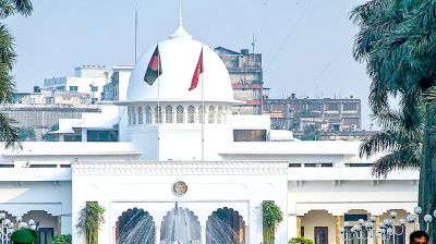 রাষ্ট্রপতি ও নতুন মন্ত্রিদের শপথের জন্য প্রস্তুত বঙ্গভবন