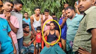 বাংলাদেশি বৃদ্ধকে ধরে যাওয়ার পরে ভারতীয় যুবককে ধরে আনলো স্থানীয়রা