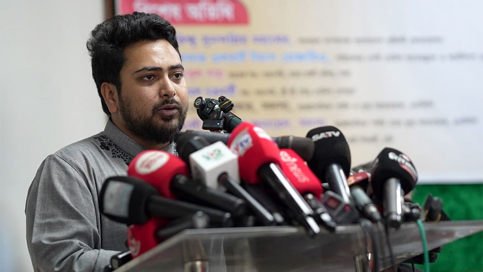 গণতন্ত্র শক্তিশালী না হলে সাম্প্রদায়িক সম্প্রীতি নিশ্চিত হবে না: নাহিদ ইসলাম