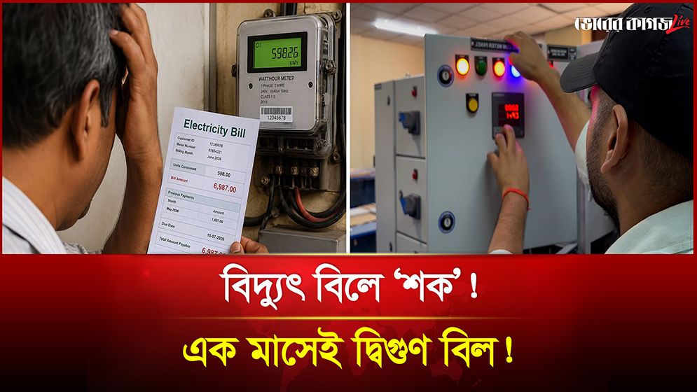 বিদ্যুৎ বিলে ‘শক’! এক মাসেই দ্বিগুণ বিল!
