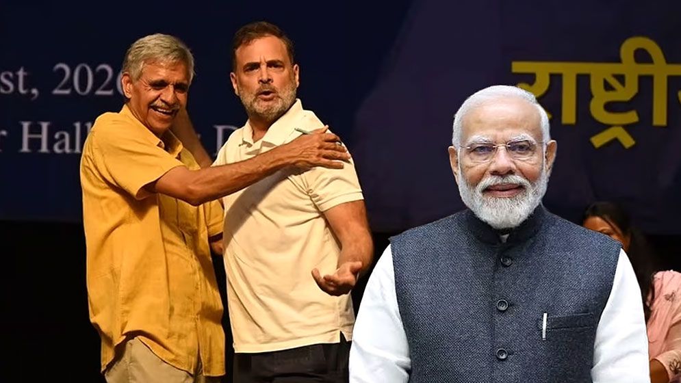 মোদীর ‘কোলাকুলি কূটনীতি’ নিয়ে রাহুলের রসিকতা, ভাইরাল ভিডিও 