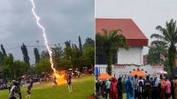 মাঠে গড়াচ্ছিল ফুটবল, হঠাৎ বজ্রপাতে প্রাণ গেল খেলোয়াড়ের