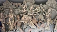 দিয়াশলাই কাঠিতে দেবী দুর্গা, ঢল নামছে দর্শনার্থীদের
