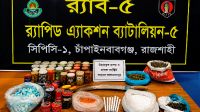 বিপুল গুলি ও বোমা তৈরির সরঞ্জাম উদ্ধার