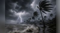 ১০ অঞ্চলে ৬০ কিমি বেগে ঝড়ের শঙ্কা