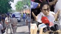 পশ্চিমবঙ্গে ‘চোর চোর’ স্লোগান দিয়ে মমতার ওপর হামলা