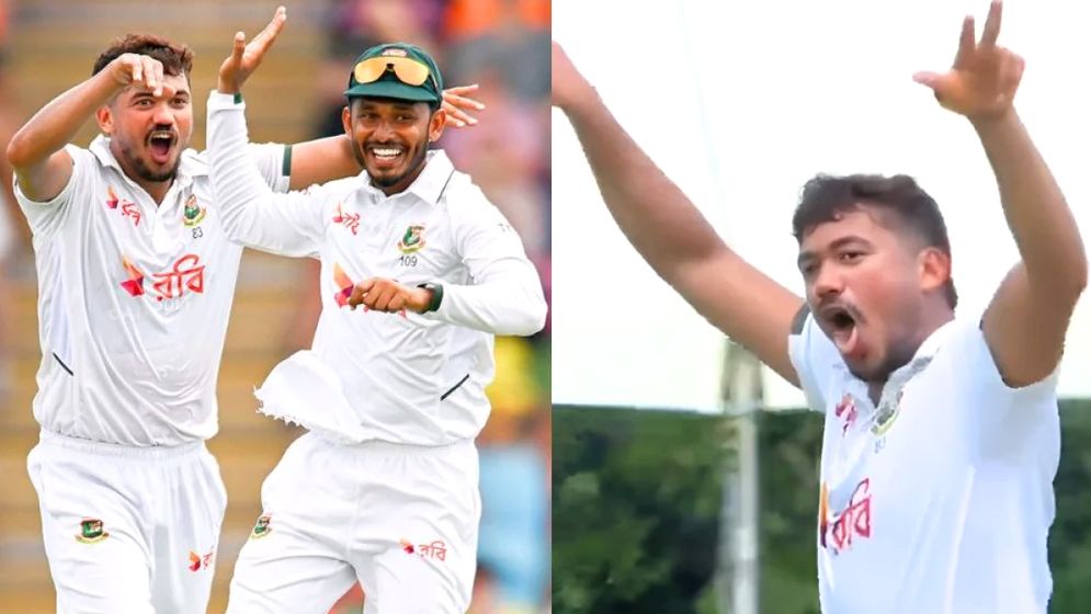 গ্রিনকে আউটের পর তাসকিনের অদ্ভুত উদযাপন, ভিডিও ভাইরাল   