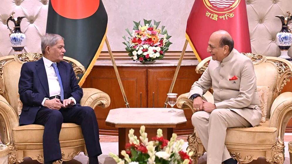 পানির ন্যায্য বণ্টনসহ বিভিন্ন ইস্যু সমাধানে ভারতের প্রতি রাষ্ট্রপতির আহ্বান
