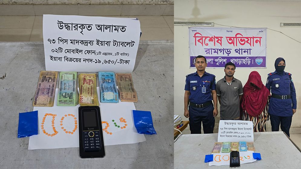 ইয়াবাসহ পুলিশের জালে স্বামী-স্ত্রী, অতঃপর...