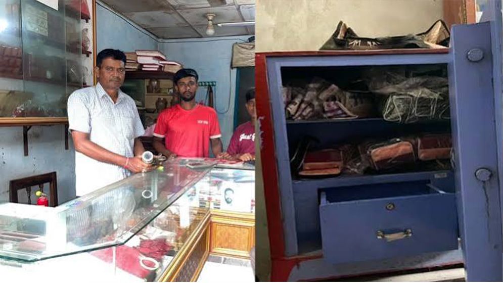 নৈশ প্রহরীদের বেঁধে রেখে সোনার দোকানসহ ৫ দোকানে ডাকাতি