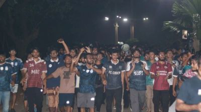 মধ্যরাতেও বিক্ষোভে উত্তপ্ত চুয়েট