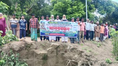 মধুমতির ভয়াল থাবায় হুমকিতে স্কুল-মাদ্রাসা-বসতবাড়ি