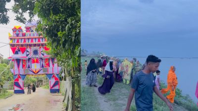 বিয়েতে আসার পথে ১৪ জনের ট্রলার ডুবি: নিহত ১, নিখোঁজ ৪