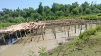 গঙ্গামতি সংরক্ষিত বন ঘেঁষে নির্মাণ করা হচ্ছে স্থাপনা