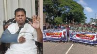মসজিদে ঢুকে কলেজ শিক্ষকের ওপর হামলা, প্রতিবাদে সড়ক অবরোধ