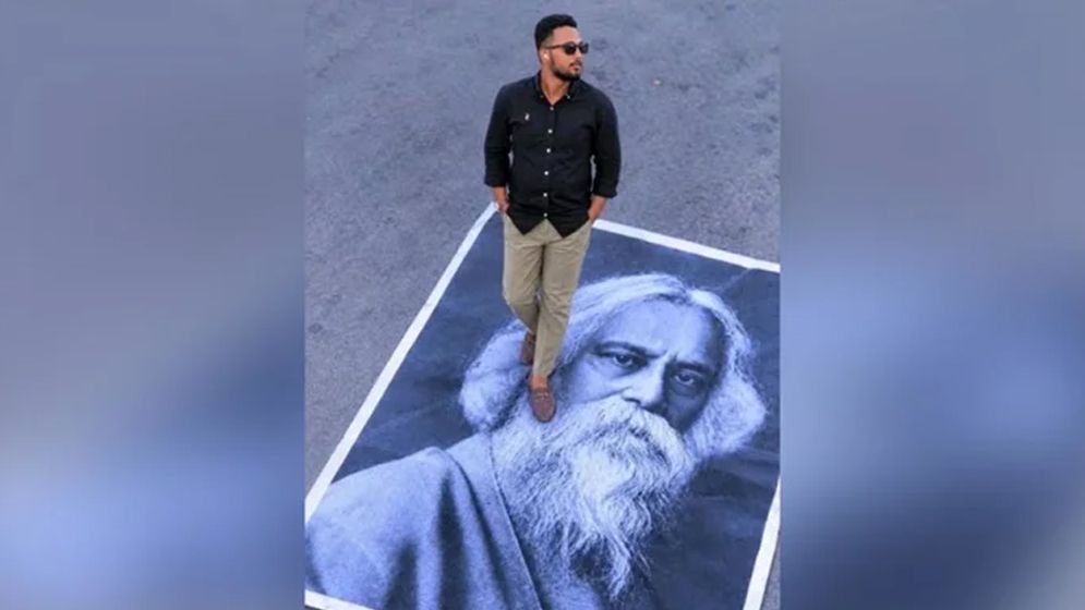 রবীন্দ্রনাথের ছবি পায়ের নিচে রেখে পোস্ট, ছাত্রদল নেতা বহিষ্কার