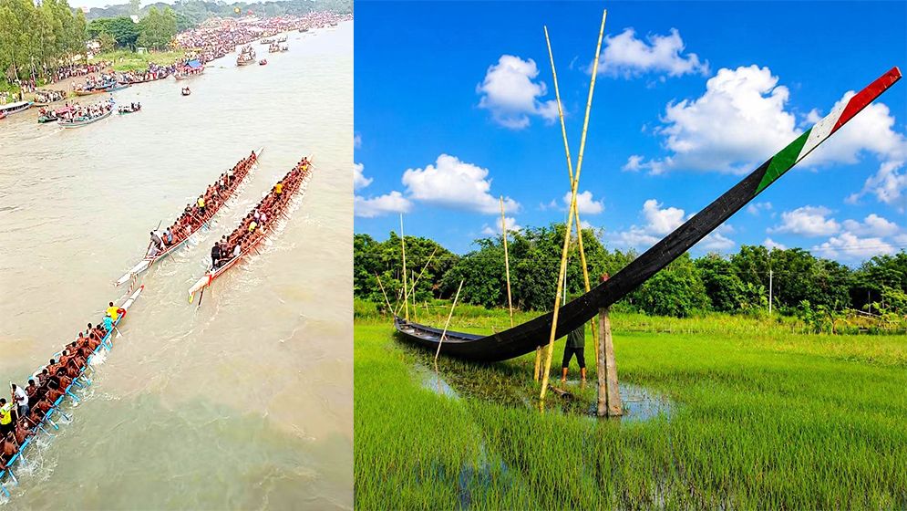 নৌকার বৈঠায় এখনো জেগে ওঠে সিংগাইর