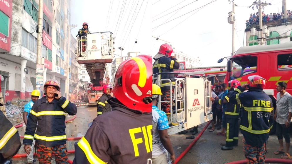 গাজীপুরে পোশাক কারখানায় আগুন, নিয়ন্ত্রণে ৯ ইউনিট  