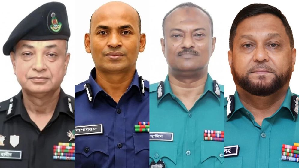 আইজিপি হিসেবে আলোচনায় পুলিশের চার কর্মকর্তা কারা?