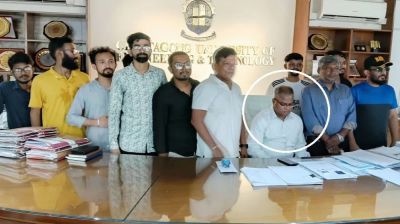 তালা ভেঙে চুয়েটের প্রশাসনিক ভবনে নতুন উপাচার্য