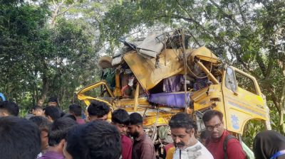 নাটোরে বাস-ট্রাক সংঘর্ষে নিহত বেড়ে ১৪