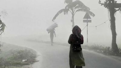 ভোরের কুয়াশায় শীতের পদধ্বনি