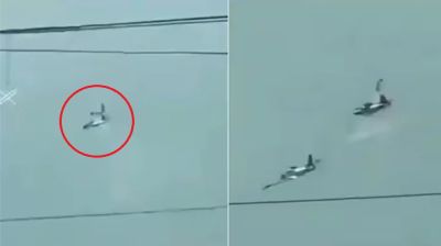 মাঝ আকাশে দুই বিমানের সংঘর্ষ, তারপর যা হলো