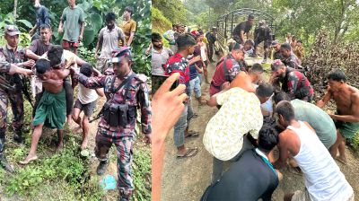 বান্দরবানে পর্যটকবাহী ল্যান্ডক্রুজার খাদে, ২ পর্যটক নিহত