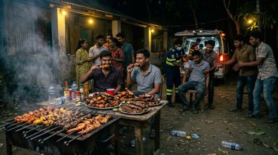 বারবিকিউ পার্টিতে মদপানে তরুণের মৃত্যু, গুরুতর অসুস্থ আরও ৪