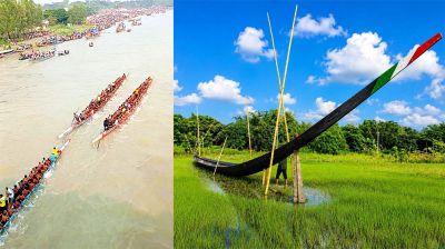 নৌকার বৈঠায় এখনো জেগে ওঠে সিংগাইর