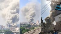 টঙ্গীর চেরাগআলীতে ওষুধ কারখানায় ভয়াবহ আগুন  