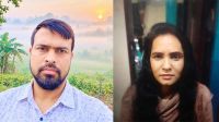স্বামী খুন, ছুরি হাতে স্ত্রী পলাতক
